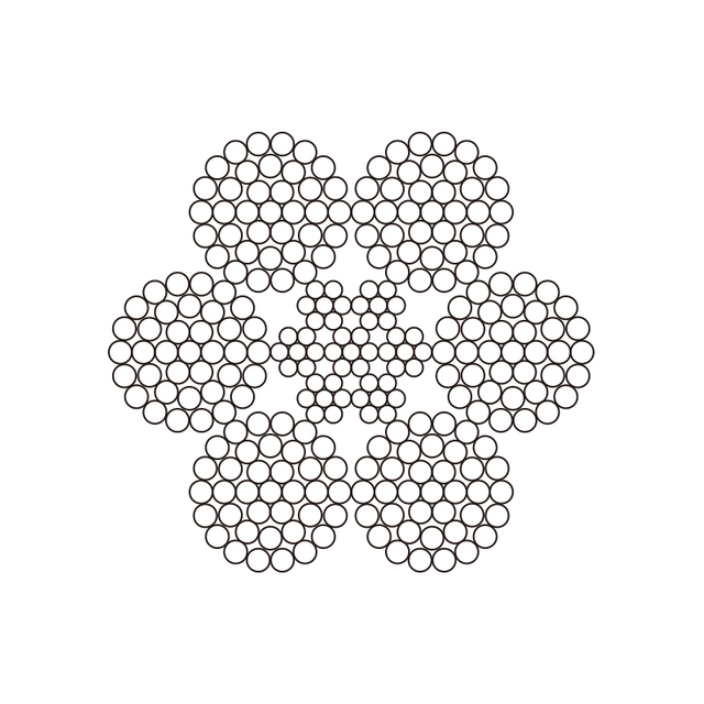 Стальной трос 6X37+FC