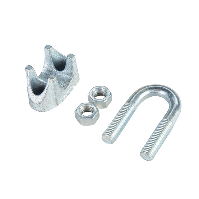 Американский тип высококачественный оцинкованный зажим для троса из ковкого чугуна G410