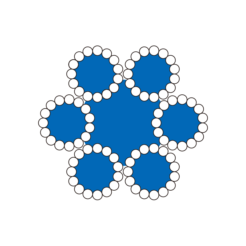 Трос стальной 6X15+7FC