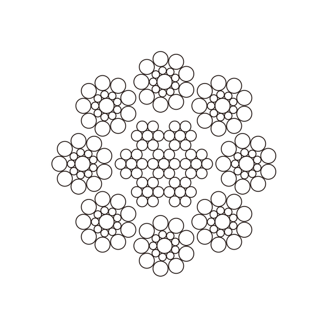 Стальной трос 8X19S+FC