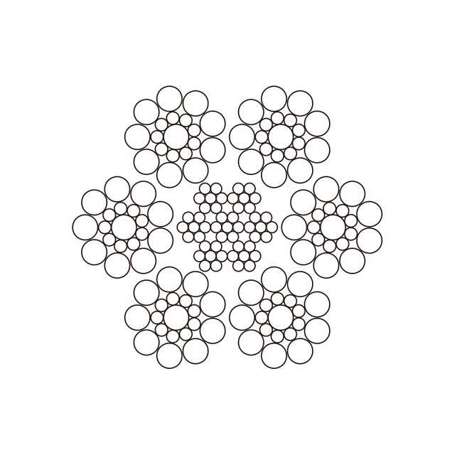 Стальной трос 6X19S+FC