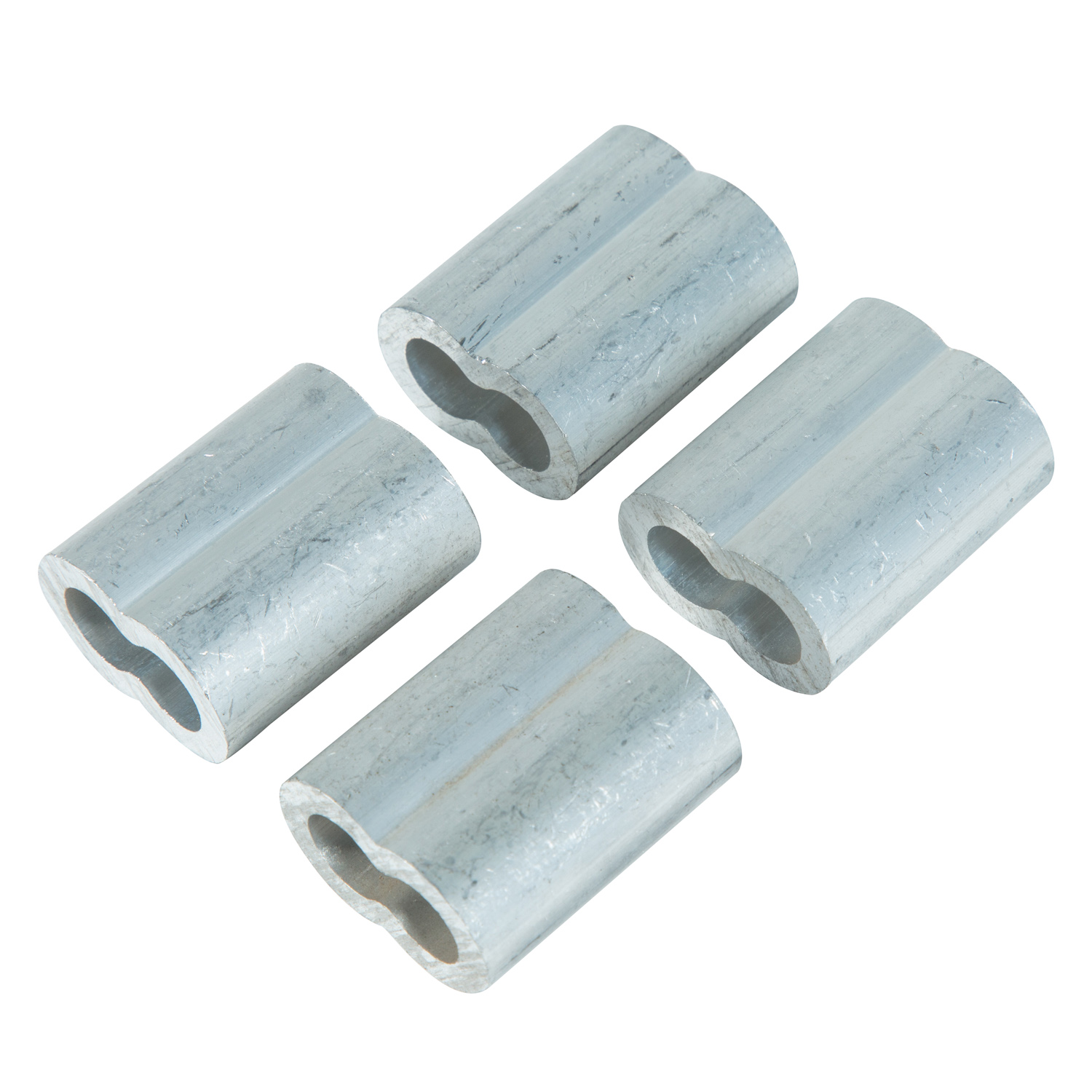 Стальной трос Алюминиевая втулка 8-образная алюминиевая пряжка Зажим для стального троса Алюминиевая втулка с двойным отверстием