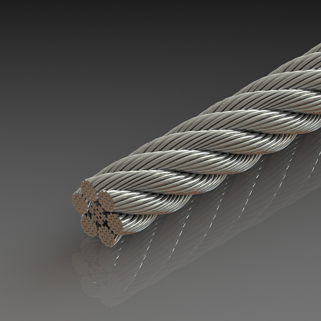 6X19W-WSC Стальной трос регулятора скорости 