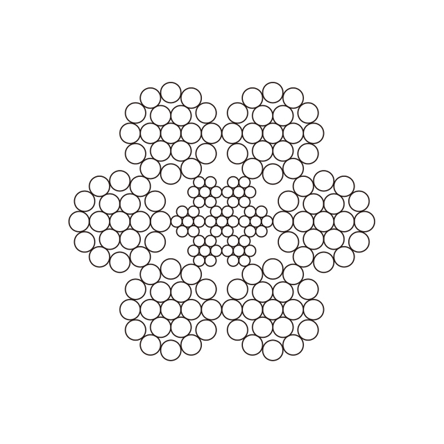 6X19M+FC 6X19M+IWRC стальной трос