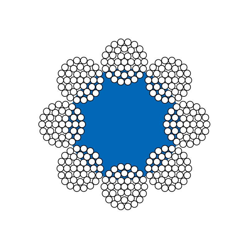 Стальной трос 8X37+FC