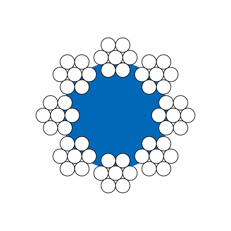 Стальной трос 8X7+FC