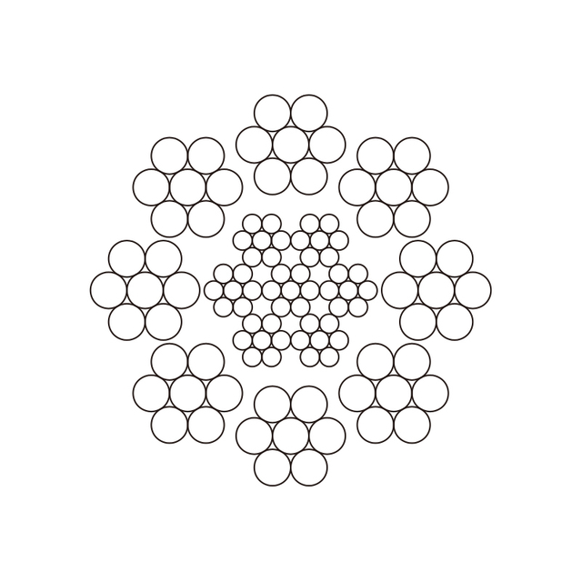 Стальной трос 8X7+FC