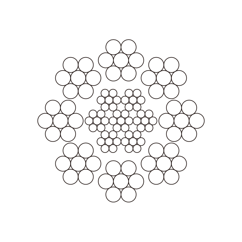 Стальной трос 8X7+FC