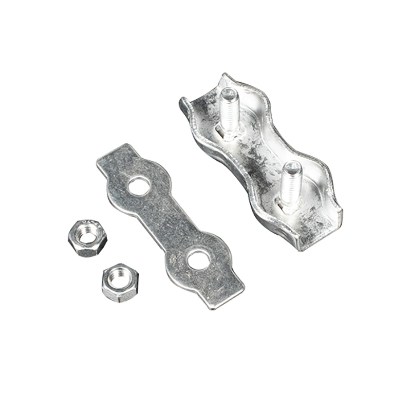 Дуплексные зажимы для троса из нержавеющей стали AISI304 Кабельные зажимы Двойные захваты Кабельные зажимы для стальных проводов