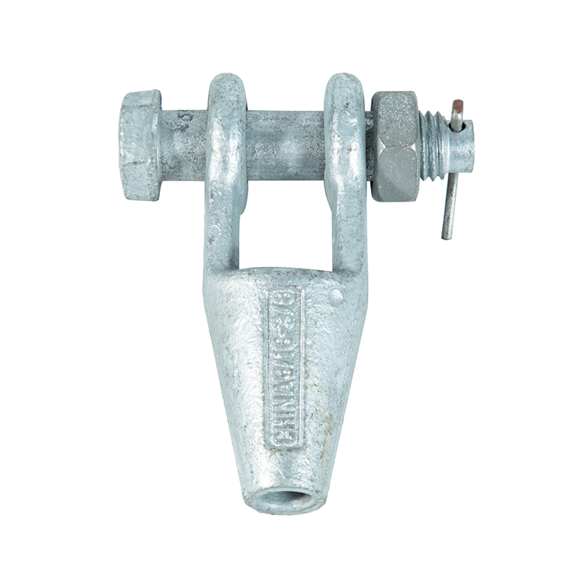 G416 Кованая открытая головка для троса со штырем