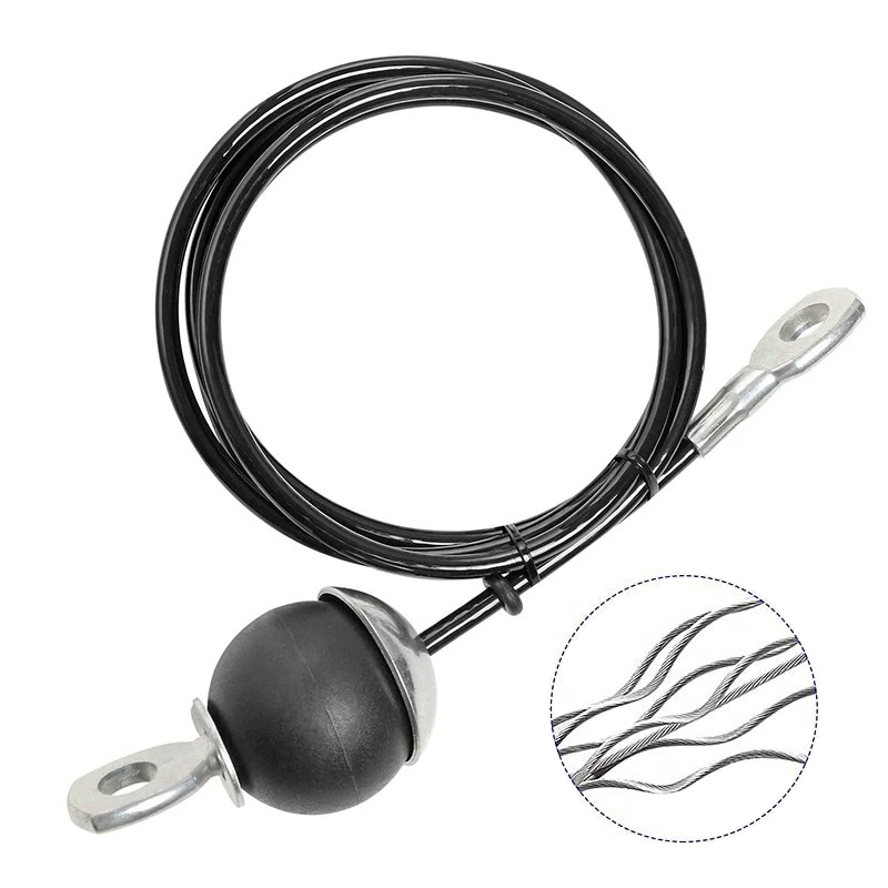 5,0 мм 6,0 мм PU TPU, покрытый кабелем, гибкий проволочный кабель для шкива для шкива