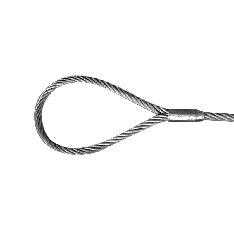 Стальная обжимная втулка с фламандской проушиной S505 Стальная обжимная втулка с фламандской проушиной для проволочного троса