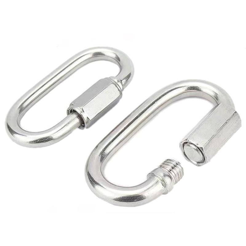 Подвесная крючка из нержавеющей стали Подключающую крючок поднимает на открытом воздухе карабинер Quick Link Hook