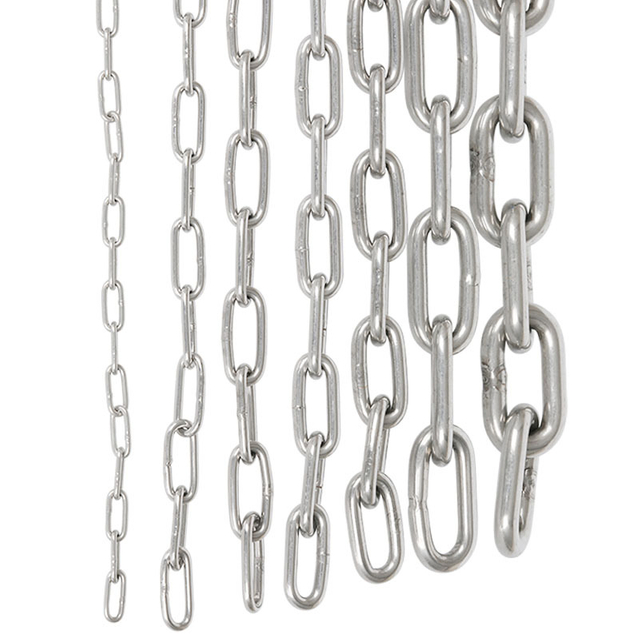 DIN763 766 304 316 Цепочка связи нержавеющей стали
